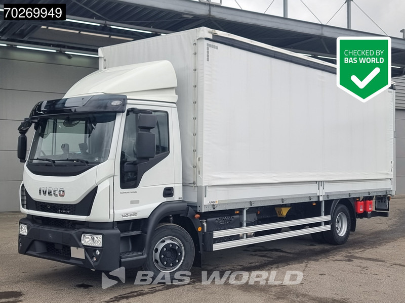 Iveco Eurocargo 140E280 4X2 2024 registration 14tonner Ladebordwand Automatic Euro 6 - Camion centinato: foto 1 Iveco Eurocargo 140E280 4X2 2024 registration 14tonner Ladebordwand Automatic Euro 6 - Camion centinato: foto 1