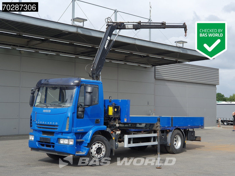 Iveco Eurocargo 180E250 4X2 18tonner MKG-HLK66 Crane Kran Manual Euro 5 - Autocarro con pianale/ Cassone fisso, Camion con gru: foto 1 Iveco Eurocargo 180E250 4X2 18tonner MKG-HLK66 Crane Kran Manual Euro 5 - Autocarro con pianale/ Cassone fisso, Camion con gru: foto 1