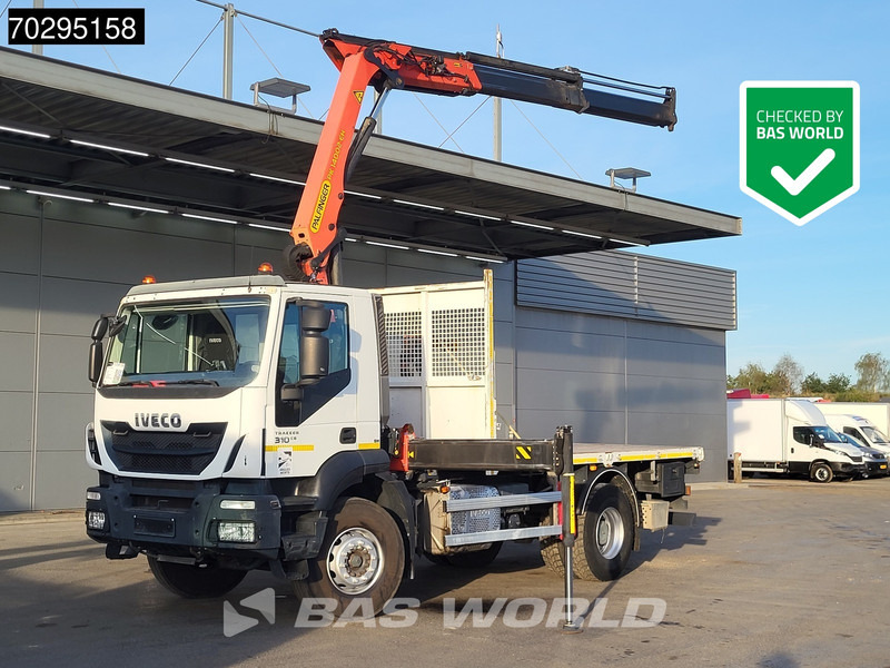 Iveco Stralis 310 4X2 Palfinger PK14002 EH Kran Crane Remote control Big-Axle Euro 6 - Autocarro con pianale/ Cassone fisso, Camion con gru: foto 1 Iveco Stralis 310 4X2 Palfinger PK14002 EH Kran Crane Remote control Big-Axle Euro 6 - Autocarro con pianale/ Cassone fisso, Camion con gru: foto 1