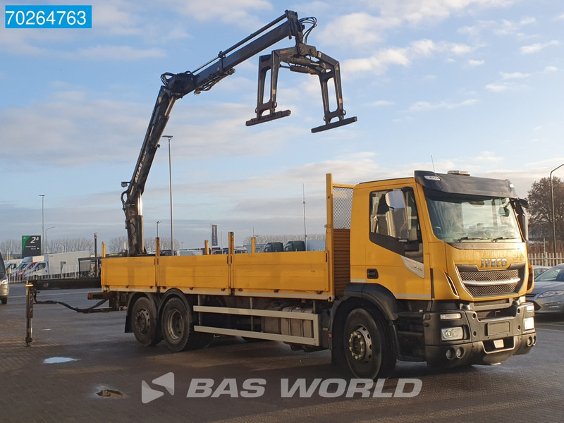 Iveco Stralis 310 6X2 RHD! Atlas 135.2VE-A11 Crane Lift-Lenkachse ACC Euro 6 - Autocarro con pianale/ Cassone fisso, Camion con gru: foto 3 Iveco Stralis 310 6X2 RHD! Atlas 135.2VE-A11 Crane Lift-Lenkachse ACC Euro 6 - Autocarro con pianale/ Cassone fisso, Camion con gru: foto 3