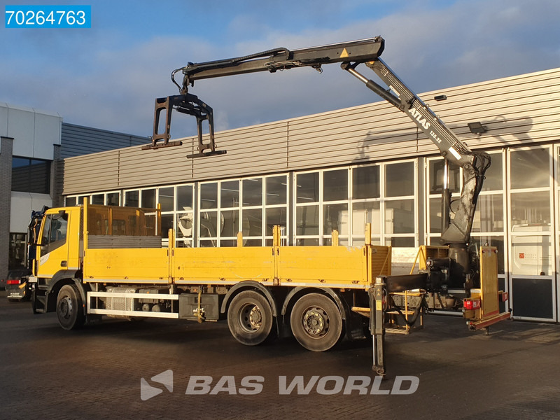 Iveco Stralis 310 6X2 RHD! Atlas 135.2VE-A11 Crane Lift-Lenkachse ACC Euro 6 - Autocarro con pianale/ Cassone fisso, Camion con gru: foto 2 Iveco Stralis 310 6X2 RHD! Atlas 135.2VE-A11 Crane Lift-Lenkachse ACC Euro 6 - Autocarro con pianale/ Cassone fisso, Camion con gru: foto 2