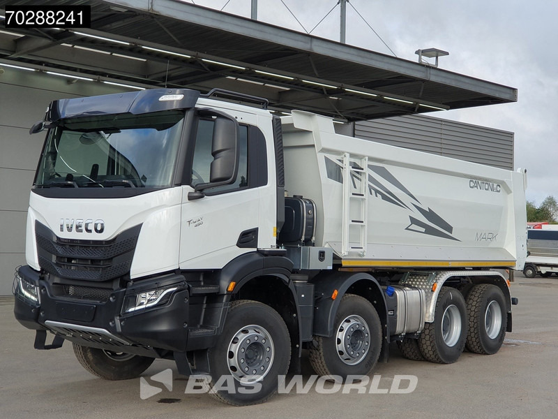 Autocarro ribaltabile nuovo Iveco T-Way 450 8X4 NEW! 20m3 Cantoni tipper Steelsuspension Big-Axle Automatic Euro 6: foto 5