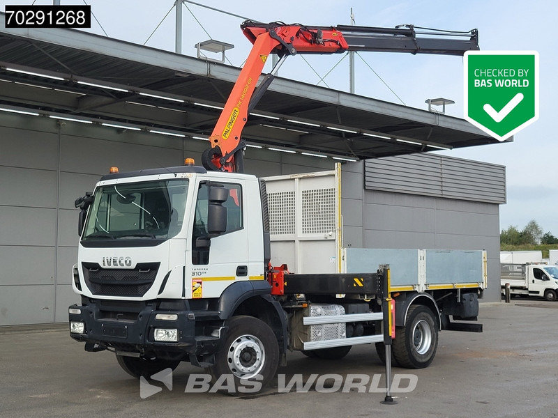 Iveco Trakker 310 4X2 Palfinger PK14002 EH Crane Kran Rotator Steelsuspension Big-Axle Manual Euro 6 - Autocarro con pianale/ Cassone fisso, Camion con gru: foto 1 Iveco Trakker 310 4X2 Palfinger PK14002 EH Crane Kran Rotator Steelsuspension Big-Axle Manual Euro 6 - Autocarro con pianale/ Cassone fisso, Camion con gru: foto 1