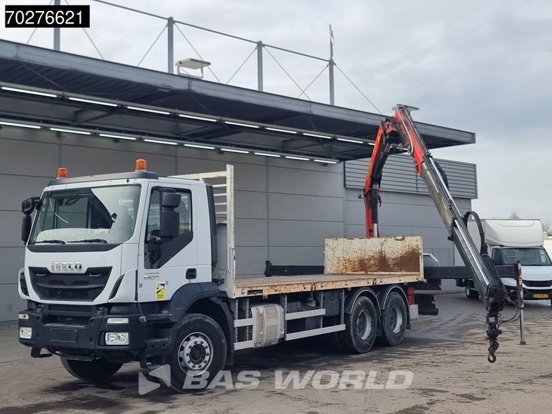 Iveco Trakker 360 6X4 Palfinger PK17.001 SLD Remote Steelsuspension Big-Axle - Autocarro con pianale/ Cassone fisso, Camion con gru: foto 5 Iveco Trakker 360 6X4 Palfinger PK17.001 SLD Remote Steelsuspension Big-Axle - Autocarro con pianale/ Cassone fisso, Camion con gru: foto 5