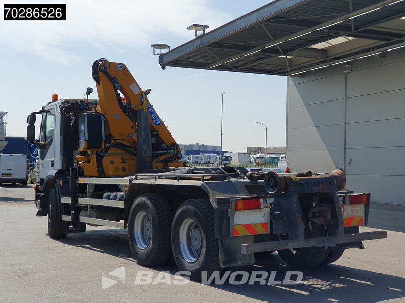 Autocarro scarrabile, Camion con gru Iveco Trakker 410 6X4 Effer CRANE 175/2S Manual 20 Tonnes EEV: foto 14