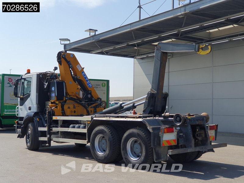 Autocarro scarrabile, Camion con gru Iveco Trakker 410 6X4 Effer CRANE 175/2S Manual 20 Tonnes EEV: foto 12