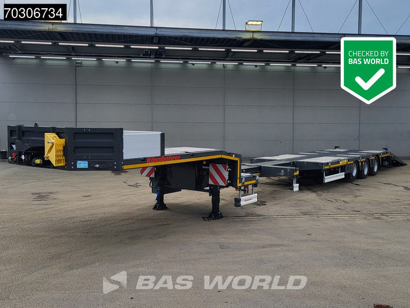 Kässbohrer LB3E NEW Steering+Lift Axle Extendable Ramps - Semirimorchio pianale ribassato: foto 1 Kässbohrer LB3E NEW Steering+Lift Axle Extendable Ramps - Semirimorchio pianale ribassato: foto 1