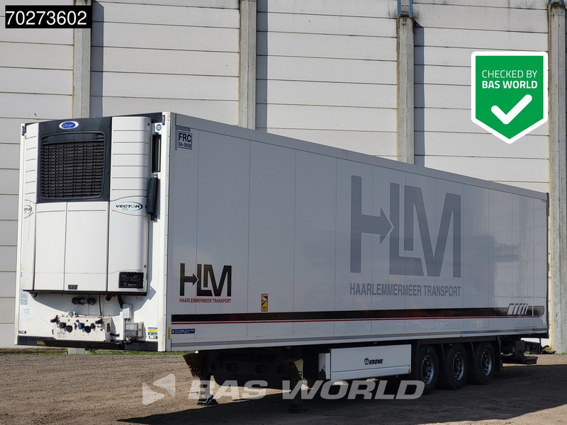Krone Carrier Vector 1550 Tailgate TUV 11/25 Liftachse Bloemenbreed - Semirimorchio frigorifero: foto 1 Krone Carrier Vector 1550 Tailgate TUV 11/25 Liftachse Bloemenbreed - Semirimorchio frigorifero: foto 1