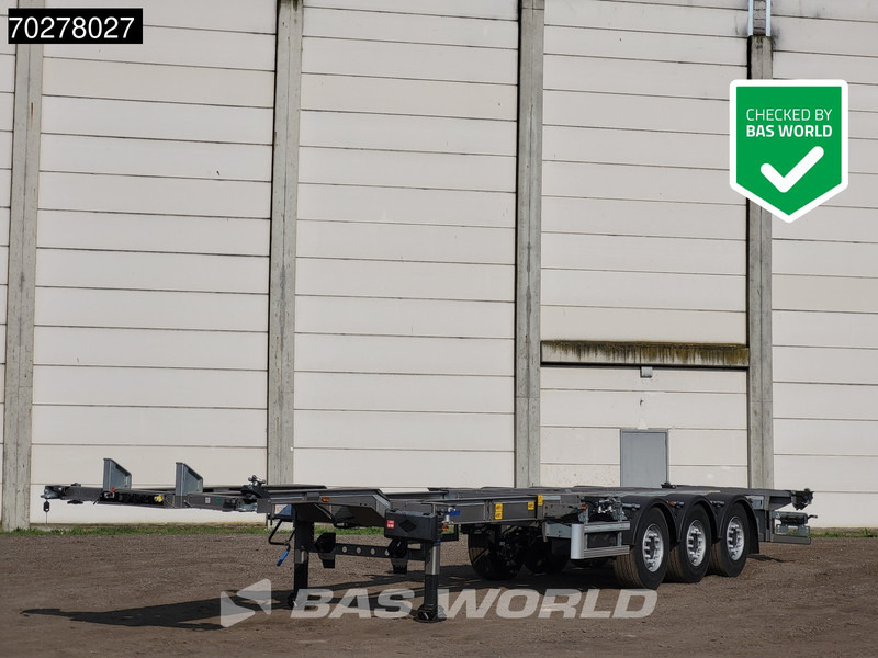 Lecitrailer SR3EC 3 axles UNUSED Liftachse Multi'45 - Semirimorchio portacontainer/ Caisse interchangeable: foto 1 Lecitrailer SR3EC 3 axles UNUSED Liftachse Multi'45 - Semirimorchio portacontainer/ Caisse interchangeable: foto 1