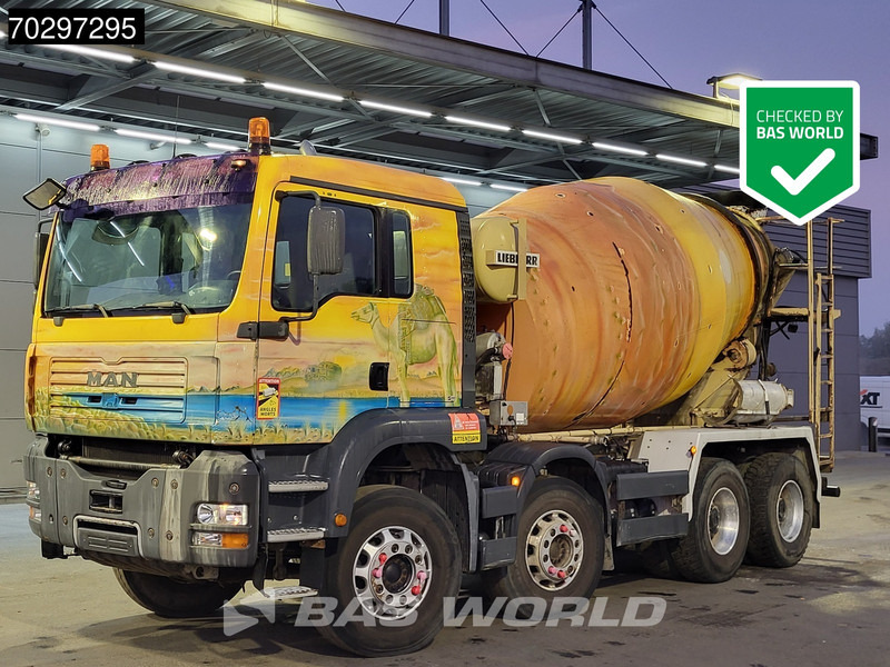 MAN 35.363 8X4 9m3 Liebherr mixer Big-Axle Steelsuspension Automatic Euro 3 - Autobetoniera: foto 1 MAN 35.363 8X4 9m3 Liebherr mixer Big-Axle Steelsuspension Automatic Euro 3 - Autobetoniera: foto 1