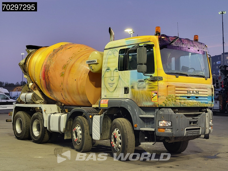 MAN 35.363 8X4 9m3 Liebherr mixer Big-Axle Steelsuspension Automatic Euro 3 - Autobetoniera: foto 3 MAN 35.363 8X4 9m3 Liebherr mixer Big-Axle Steelsuspension Automatic Euro 3 - Autobetoniera: foto 3