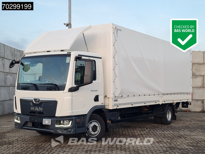 MAN TGL 12.250 4X2 12tonner 1500kg Ladebordwand Automatic Cruise Control Euro 6 - Camion centinato: foto 1 MAN TGL 12.250 4X2 12tonner 1500kg Ladebordwand Automatic Cruise Control Euro 6 - Camion centinato: foto 1