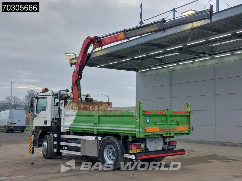 MAN TGM 18.290 4X2 HMF1035-K2 Crane Kran 6m3 3-side tipper Automatic Euro 5 - Autocarro ribaltabile, Camion con gru: foto 2 MAN TGM 18.290 4X2 HMF1035-K2 Crane Kran 6m3 3-side tipper Automatic Euro 5 - Autocarro ribaltabile, Camion con gru: foto 2