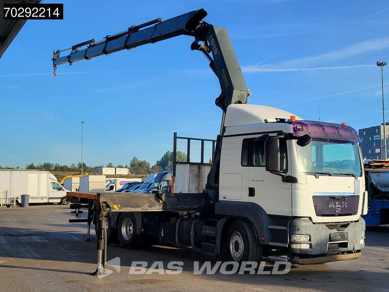MAN TGS 26.440 6X4 Palfinger PK36002 Crane Retarder Steelsuspension Manual Euro 4 - Autocarro con pianale/ Cassone fisso, Camion con gru: foto 3 MAN TGS 26.440 6X4 Palfinger PK36002 Crane Retarder Steelsuspension Manual Euro 4 - Autocarro con pianale/ Cassone fisso, Camion con gru: foto 3