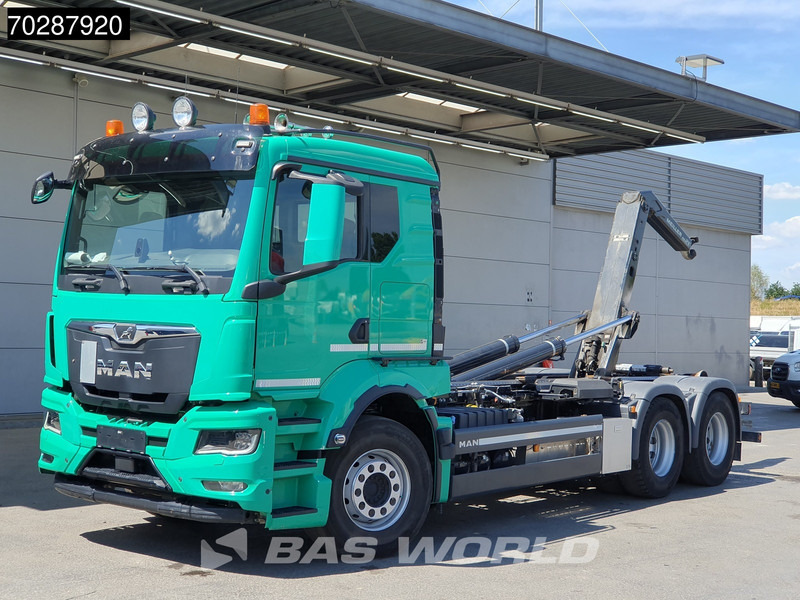 MAN TGS 28.510 6X2 Meiller RS21 65 Hooklift Lift-Axle Automatic Navi Retarder Euro 6 - Autocarro scarrabile: foto 3 MAN TGS 28.510 6X2 Meiller RS21 65 Hooklift Lift-Axle Automatic Navi Retarder Euro 6 - Autocarro scarrabile: foto 3