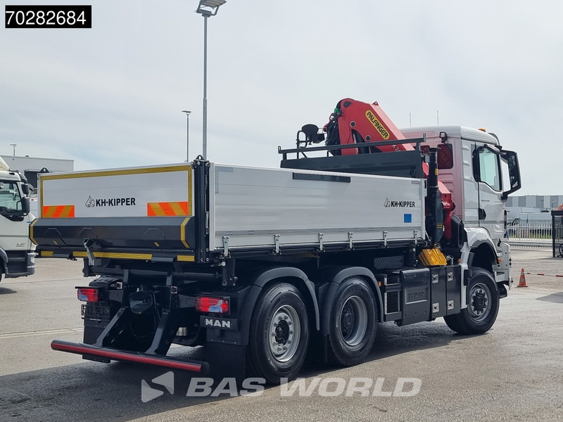 Autocarro ribaltabile, Camion con gru nuovo MAN TGS 28.520 6X4 Palfinger PK24001 SLD 5 Kran 2-way tipper Retarder Big-Axle Liftachse Euro 6: foto 15