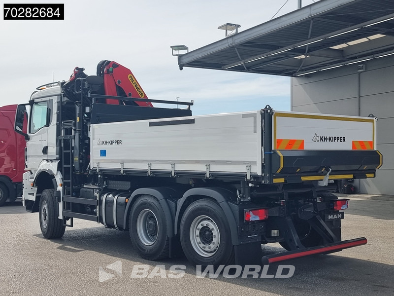Autocarro ribaltabile, Camion con gru nuovo MAN TGS 28.520 6X4 Palfinger PK24001 SLD 5 Kran 2-way tipper Retarder Big-Axle Liftachse Euro 6: foto 13