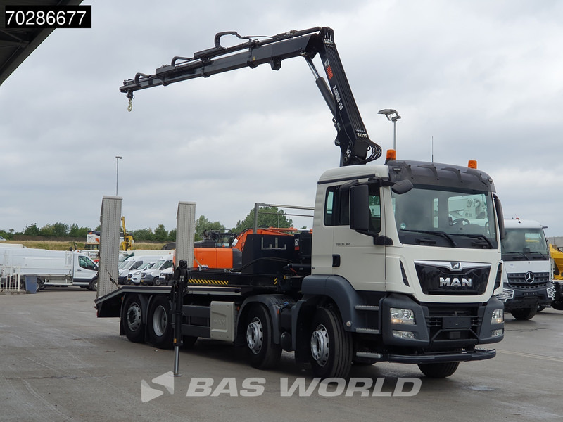 MAN TGS 35.360 8X2 HIAB X-Hiduo 158 BS-3 Crane Lift+lenkasche Machine transporter Euro 6 - Autocarro trasporto automezzi, Camion con gru: foto 3 MAN TGS 35.360 8X2 HIAB X-Hiduo 158 BS-3 Crane Lift+lenkasche Machine transporter Euro 6 - Autocarro trasporto automezzi, Camion con gru: foto 3