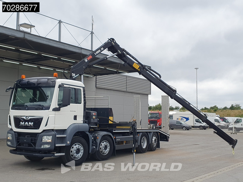 MAN TGS 35.360 8X2 HIAB X-Hiduo 158 BS-3 Crane Lift+lenkasche Machine transporter Euro 6 - Autocarro trasporto automezzi, Camion con gru: foto 5 MAN TGS 35.360 8X2 HIAB X-Hiduo 158 BS-3 Crane Lift+lenkasche Machine transporter Euro 6 - Autocarro trasporto automezzi, Camion con gru: foto 5