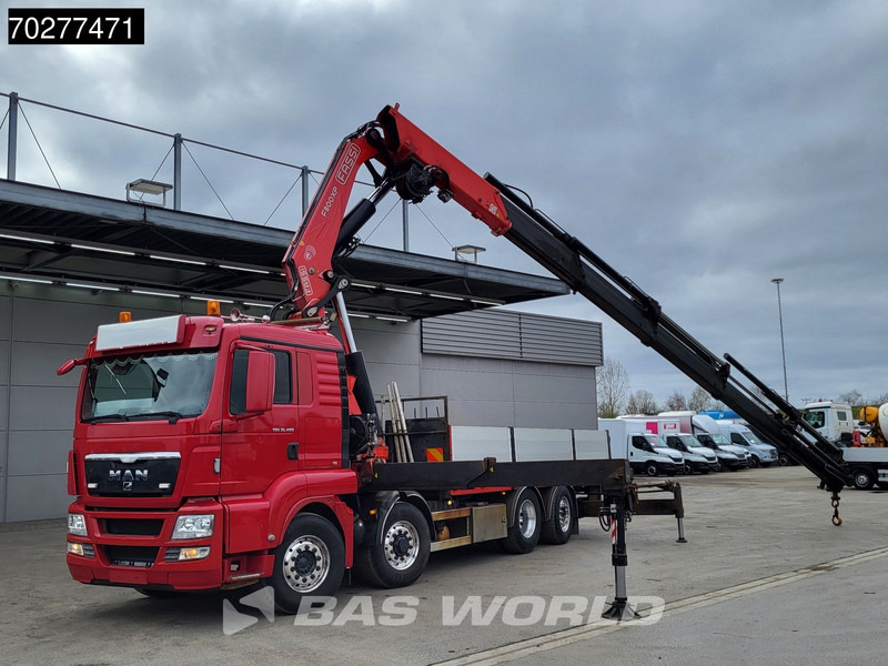 MAN TGS 35.480 8X4 Fassi F800BXP.28 Kran Crane Hydrodrive Lift-Lenkachse Euro 4 - Autocarro con pianale/ Cassone fisso, Camion con gru: foto 3 MAN TGS 35.480 8X4 Fassi F800BXP.28 Kran Crane Hydrodrive Lift-Lenkachse Euro 4 - Autocarro con pianale/ Cassone fisso, Camion con gru: foto 3