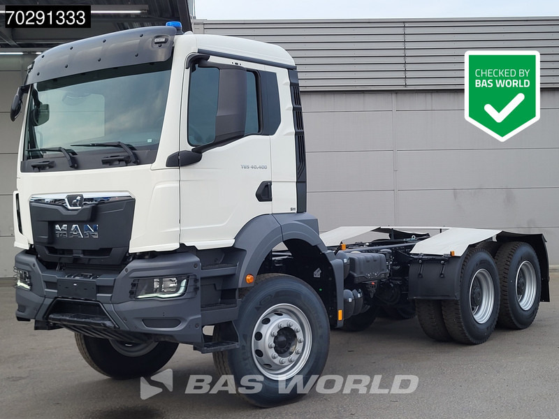 MAN TGS 40.400 6X4 NEW 6x4 chassis PTO Preparation Steelsuspension Big-Axle Automatic Euro 2 - Autocarro telaio: foto 1 MAN TGS 40.400 6X4 NEW 6x4 chassis PTO Preparation Steelsuspension Big-Axle Automatic Euro 2 - Autocarro telaio: foto 1