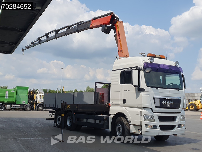 MAN TGX 26.480 TGX 6X2 Palfinger PK29002 Kran Crane 8 extensions Retarder Manual Euro 4 - Autocarro con pianale/ Cassone fisso, Camion con gru: foto 3 MAN TGX 26.480 TGX 6X2 Palfinger PK29002 Kran Crane 8 extensions Retarder Manual Euro 4 - Autocarro con pianale/ Cassone fisso, Camion con gru: foto 3