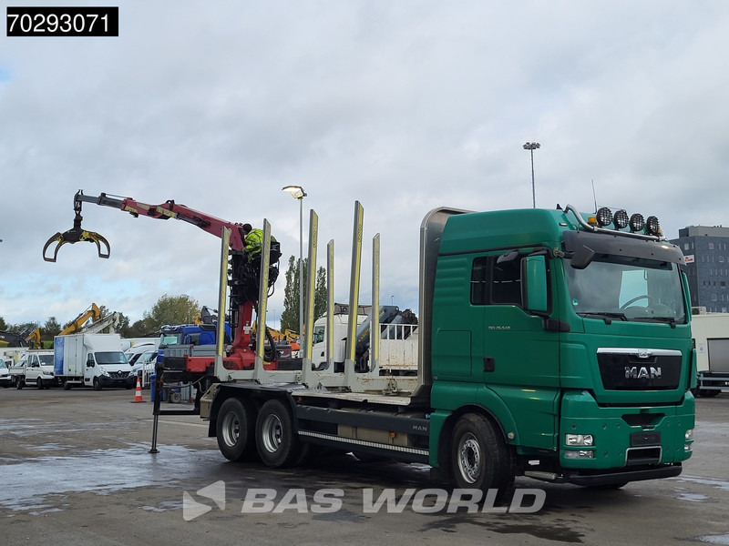 MAN TGX 26.540 6X4 TAJFUN L150Z.96 woodcrane Holztransport Manual Retarder Euro 5 - Camion trasporto legname, Camion con gru: foto 3 MAN TGX 26.540 6X4 TAJFUN L150Z.96 woodcrane Holztransport Manual Retarder Euro 5 - Camion trasporto legname, Camion con gru: foto 3