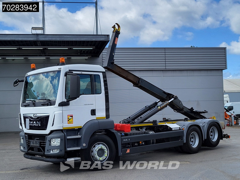 MAN TGX 28.460 6X2 20tons Marrel hooklift Lift axle Automatic Euro 6 - Autocarro scarrabile: foto 2 MAN TGX 28.460 6X2 20tons Marrel hooklift Lift axle Automatic Euro 6 - Autocarro scarrabile: foto 2