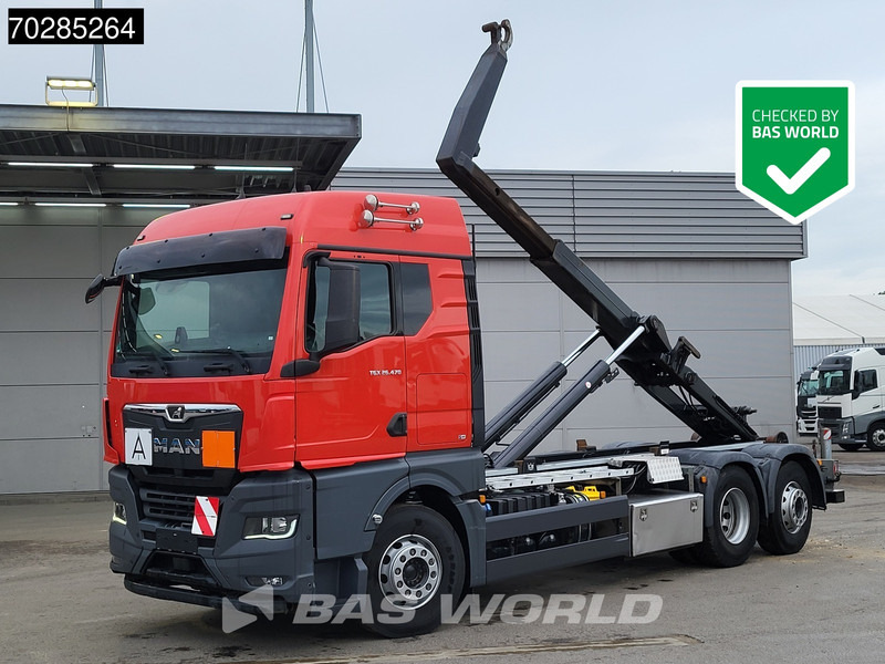 MAN TGX26.470 TGX 6X2 21 Tonnes VDL hooklift ADR Retarder Lift+Lenkachse ACC Navi Euro 6 - Autocarro scarrabile: foto 1 MAN TGX26.470 TGX 6X2 21 Tonnes VDL hooklift ADR Retarder Lift+Lenkachse ACC Navi Euro 6 - Autocarro scarrabile: foto 1