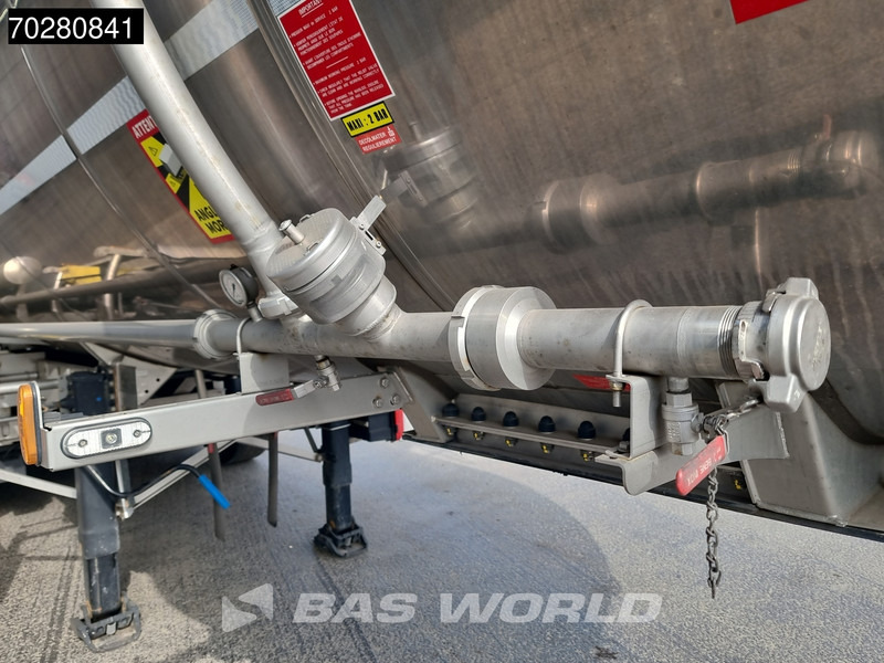 Semirimorchio cisterna per il trasporto di alimenti Magyar SR A1 Food - ADR / alcohol / 4 comp Inox steel: foto 20