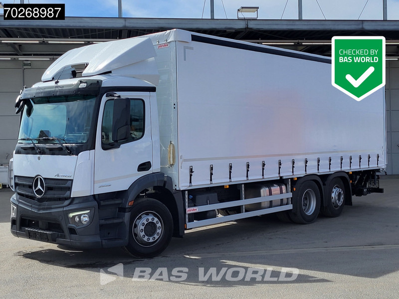 Mercedes-Benz Actros 2532 6X2 NEW 2000kg Ladebordwand Navi Lenkachse Euro 6 - Camion centinato: foto 1 Mercedes-Benz Actros 2532 6X2 NEW 2000kg Ladebordwand Navi Lenkachse Euro 6 - Camion centinato: foto 1