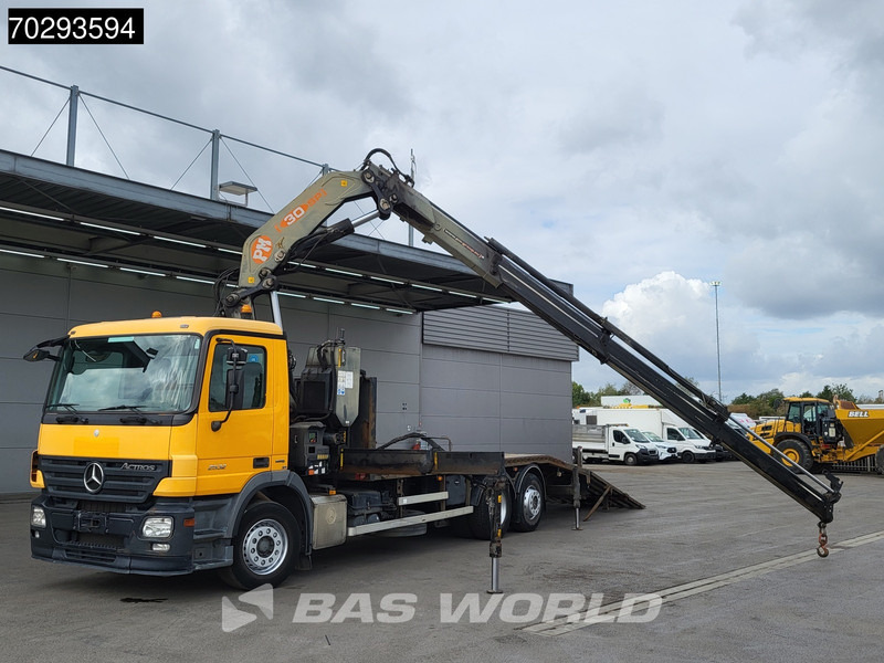 Mercedes-Benz Actros 2532 6X2 PM 30 T/M Crane Winch Remote Lift+Steering Axle 3-Pedals - Autocarro con pianale/ Cassone fisso, Camion con gru: foto 5 Mercedes-Benz Actros 2532 6X2 PM 30 T/M Crane Winch Remote Lift+Steering Axle 3-Pedals - Autocarro con pianale/ Cassone fisso, Camion con gru: foto 5