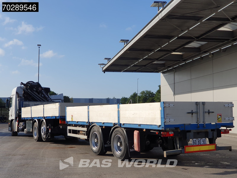 Mercedes-Benz Actros 2532 6X2 Truck + Trailer Fassi F330D3 Crane Kran 3-Pedals Euro 3 - Autocarro con pianale/ Cassone fisso, Camion con gru: foto 2 Mercedes-Benz Actros 2532 6X2 Truck + Trailer Fassi F330D3 Crane Kran 3-Pedals Euro 3 - Autocarro con pianale/ Cassone fisso, Camion con gru: foto 2