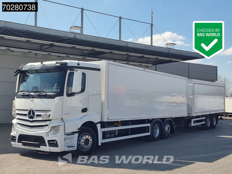 Mercedes-Benz Actros 2543 6X2 Combi Retarder ACC Navi Ladebordwand 360°camera Euro 6 - Autocarro frigorifero: foto 1 Mercedes-Benz Actros 2543 6X2 Combi Retarder ACC Navi Ladebordwand 360°camera Euro 6 - Autocarro frigorifero: foto 1