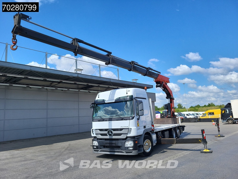 Mercedes-Benz Actros 2544 6X2 Palfinger PK 53002 SH Kran Crane Lift-Lenkachse Euro 5 - Autocarro con pianale/ Cassone fisso, Camion con gru: foto 3 Mercedes-Benz Actros 2544 6X2 Palfinger PK 53002 SH Kran Crane Lift-Lenkachse Euro 5 - Autocarro con pianale/ Cassone fisso, Camion con gru: foto 3