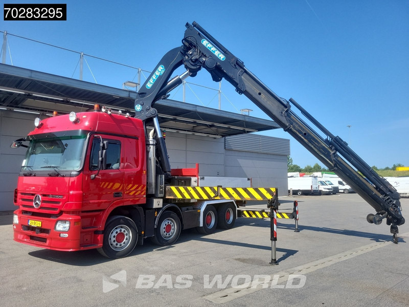 Mercedes-Benz Actros 2648 850 8X4 Effer 850/9S Kran Fifth wheel Big-Axle Automatic Euro 5 - Autocarro con pianale/ Cassone fisso, Camion con gru: foto 3 Mercedes-Benz Actros 2648 850 8X4 Effer 850/9S Kran Fifth wheel Big-Axle Automatic Euro 5 - Autocarro con pianale/ Cassone fisso, Camion con gru: foto 3
