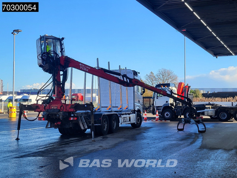 Mercedes-Benz Actros 2663 Actros 6X4 Timber truck FTG V10CX.81 wood crane Big-Axle Automatic Euro 6 - Camion trasporto legname, Camion con gru: foto 5 Mercedes-Benz Actros 2663 Actros 6X4 Timber truck FTG V10CX.81 wood crane Big-Axle Automatic Euro 6 - Camion trasporto legname, Camion con gru: foto 5