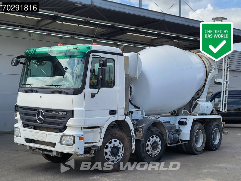 Mercedes-Benz Actros 3236 8X4 9M3 Stetter Mixer Big-Axle 3-Pedals Steelsuspension Euro 3 - Autobetoniera: foto 1 Mercedes-Benz Actros 3236 8X4 9M3 Stetter Mixer Big-Axle 3-Pedals Steelsuspension Euro 3 - Autobetoniera: foto 1