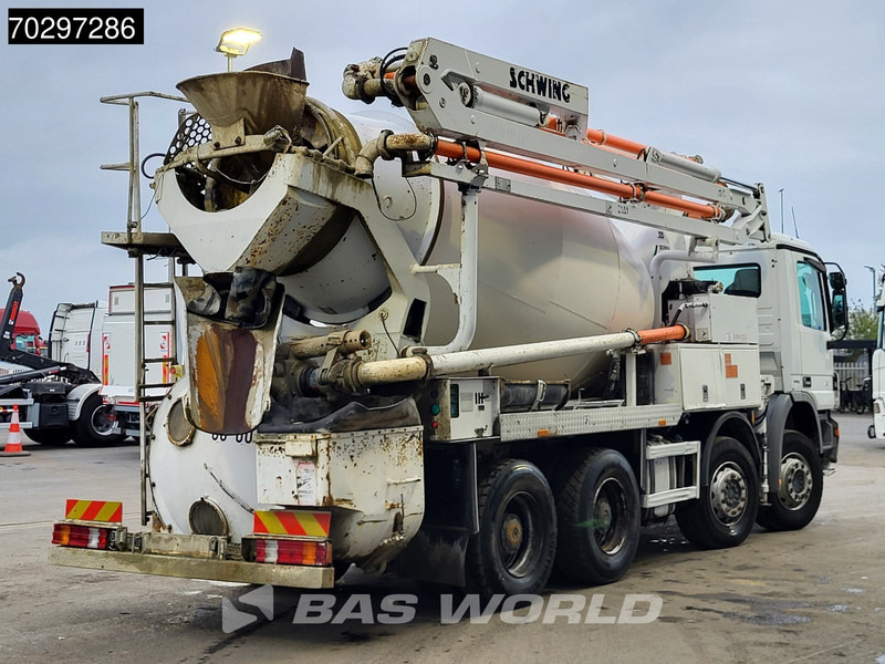 Mercedes-Benz Actros 3241 8X4 21meter Pump + 7m3 Stetter Mixer Steelsuspension Big-Axle Manual Euro 5 - Pompa autocarrata: foto 5 Mercedes-Benz Actros 3241 8X4 21meter Pump + 7m3 Stetter Mixer Steelsuspension Big-Axle Manual Euro 5 - Pompa autocarrata: foto 5