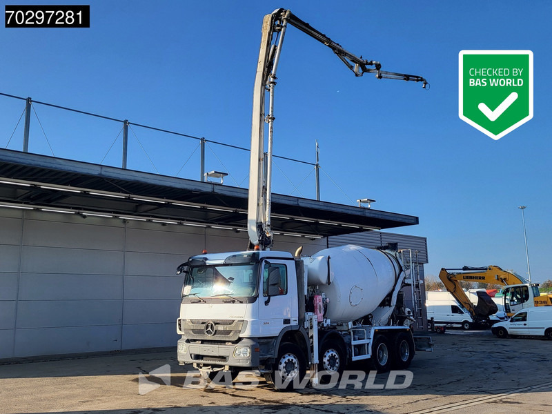 Mercedes-Benz Actros 3241 8X4 7m3 MECBO MB24L/100-BZ Mixer Steelsuspension Automatic Euro 5 - Autobetoniera: foto 1 Mercedes-Benz Actros 3241 8X4 7m3 MECBO MB24L/100-BZ Mixer Steelsuspension Automatic Euro 5 - Autobetoniera: foto 1