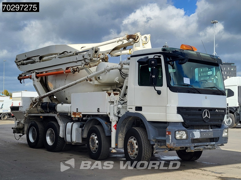 Mercedes-Benz Actros 3241 8X4 7m3 Putzmeister TMM 21-3 Mixer Big-Axle Steelsuspension 3-Pedals Euro 4 - Autobetoniera: foto 3 Mercedes-Benz Actros 3241 8X4 7m3 Putzmeister TMM 21-3 Mixer Big-Axle Steelsuspension 3-Pedals Euro 4 - Autobetoniera: foto 3