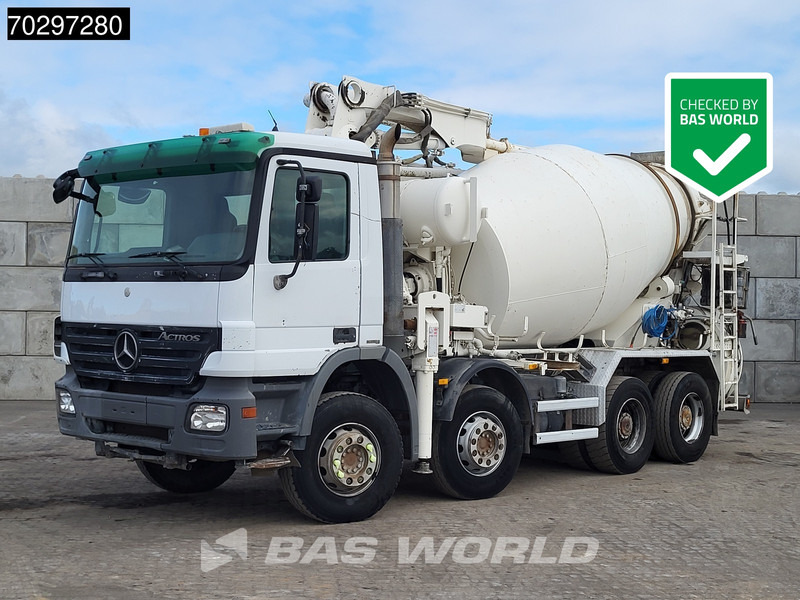 Mercedes-Benz Actros 3241 8X4 7m3 Putzmeister TMM 21-3 Retarder Big-Axle 3-Pedals Steelsuspension Euro 4 - Autobetoniera: foto 1 Mercedes-Benz Actros 3241 8X4 7m3 Putzmeister TMM 21-3 Retarder Big-Axle 3-Pedals Steelsuspension Euro 4 - Autobetoniera: foto 1