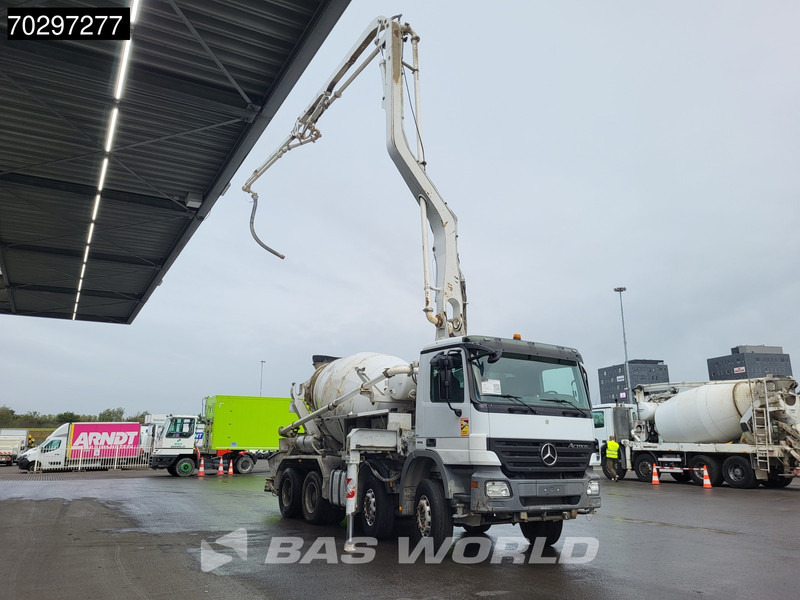 Mercedes-Benz Actros 3241 8X4 Putzmeister TMM 21-3 PUMI 7m3 Liebherr Big-Axle 3-Pedals Euro 4 - Pompa autocarrata: foto 3 Mercedes-Benz Actros 3241 8X4 Putzmeister TMM 21-3 PUMI 7m3 Liebherr Big-Axle 3-Pedals Euro 4 - Pompa autocarrata: foto 3
