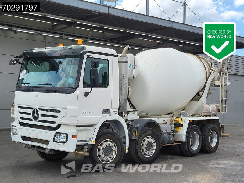 Mercedes-Benz Actros 3241 8X4 Retarder 9m3 Stetter Steelsuspension 3-Pedals Euro 4 - Autobetoniera: foto 1 Mercedes-Benz Actros 3241 8X4 Retarder 9m3 Stetter Steelsuspension 3-Pedals Euro 4 - Autobetoniera: foto 1