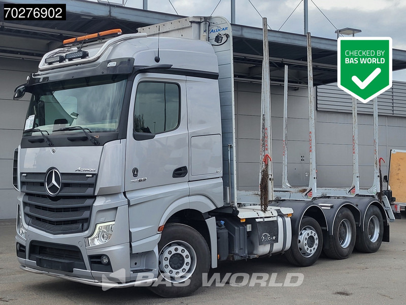 Mercedes-Benz Actros 3563 8X4 Big-Axle Lift+Lenkachse Euro 6 - Camion trasporto legname: foto 1 Mercedes-Benz Actros 3563 8X4 Big-Axle Lift+Lenkachse Euro 6 - Camion trasporto legname: foto 1
