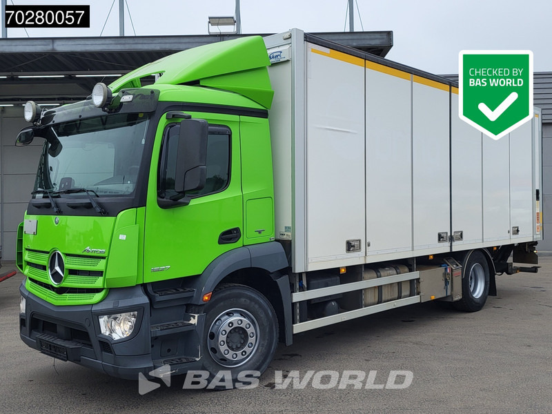 Mercedes-Benz Antos 1827 4X2 18tonner ADR Ladebordwand boxheater Euro 6 - Autocarro furgonato: foto 1 Mercedes-Benz Antos 1827 4X2 18tonner ADR Ladebordwand boxheater Euro 6 - Autocarro furgonato: foto 1