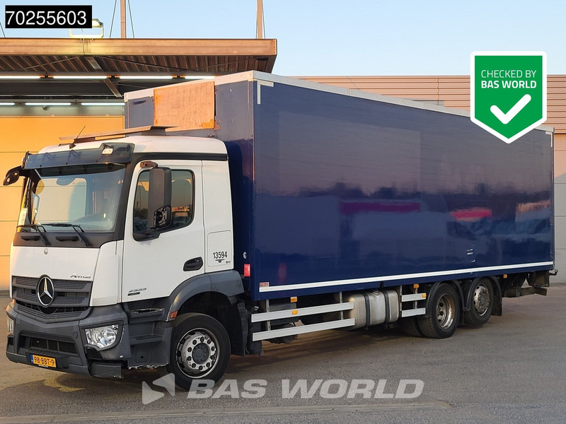 Mercedes-Benz Antos 2533 6X2 26.5t NL-Truck 2000kg Ladebordwand Lift+Steering Axle Automatic EURO6 - Autocarro furgonato: foto 1 Mercedes-Benz Antos 2533 6X2 26.5t NL-Truck 2000kg Ladebordwand Lift+Steering Axle Automatic EURO6 - Autocarro furgonato: foto 1