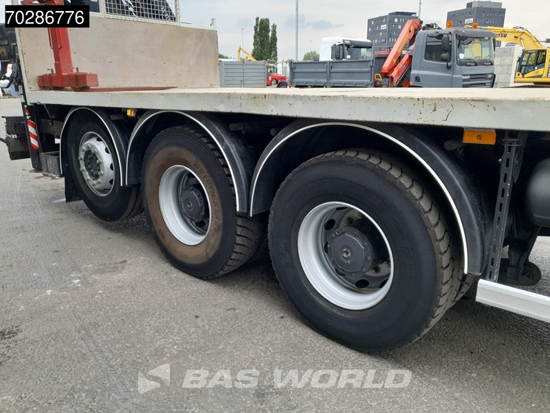 Autocarro con pianale/ Cassone fisso, Camion con gru Mercedes-Benz Arocs 3240 8X4 HIAB 211E-6 HIPRO Big-Axle Lift+Steering Navi Euro 6: foto 18