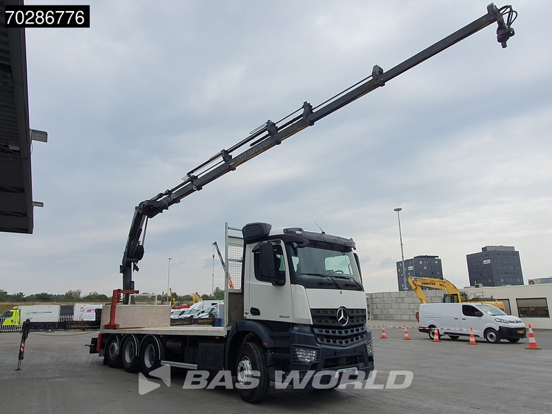Mercedes-Benz Arocs 3240 8X4 HIAB 211E-6 HIPRO Big-Axle Lift+Steering Navi Euro 6 - Autocarro con pianale/ Cassone fisso, Camion con gru: foto 3 Mercedes-Benz Arocs 3240 8X4 HIAB 211E-6 HIPRO Big-Axle Lift+Steering Navi Euro 6 - Autocarro con pianale/ Cassone fisso, Camion con gru: foto 3