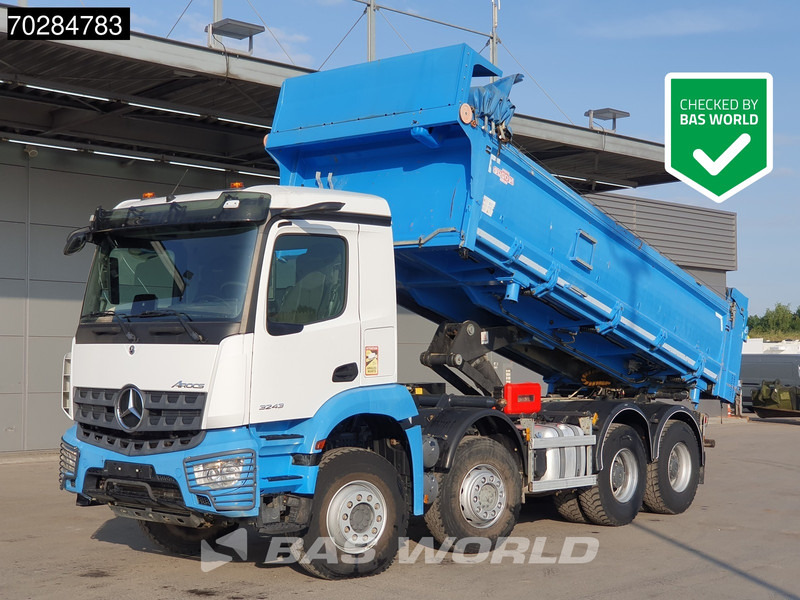 Mercedes-Benz Arocs 3243 8X4 14m3 2-side tipper Big-Axle Steelsuspension Navi Euro 6 - Autocarro ribaltabile: foto 1 Mercedes-Benz Arocs 3243 8X4 14m3 2-side tipper Big-Axle Steelsuspension Navi Euro 6 - Autocarro ribaltabile: foto 1